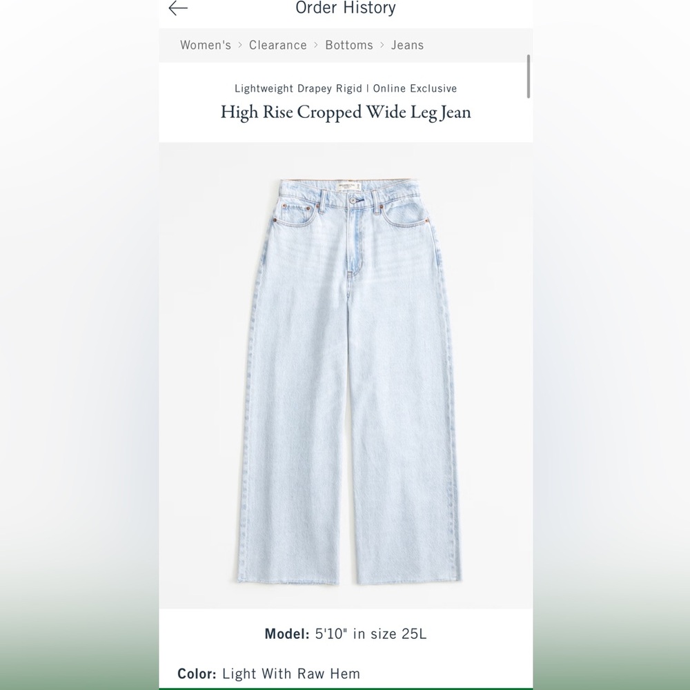 Abercrombie jeans
